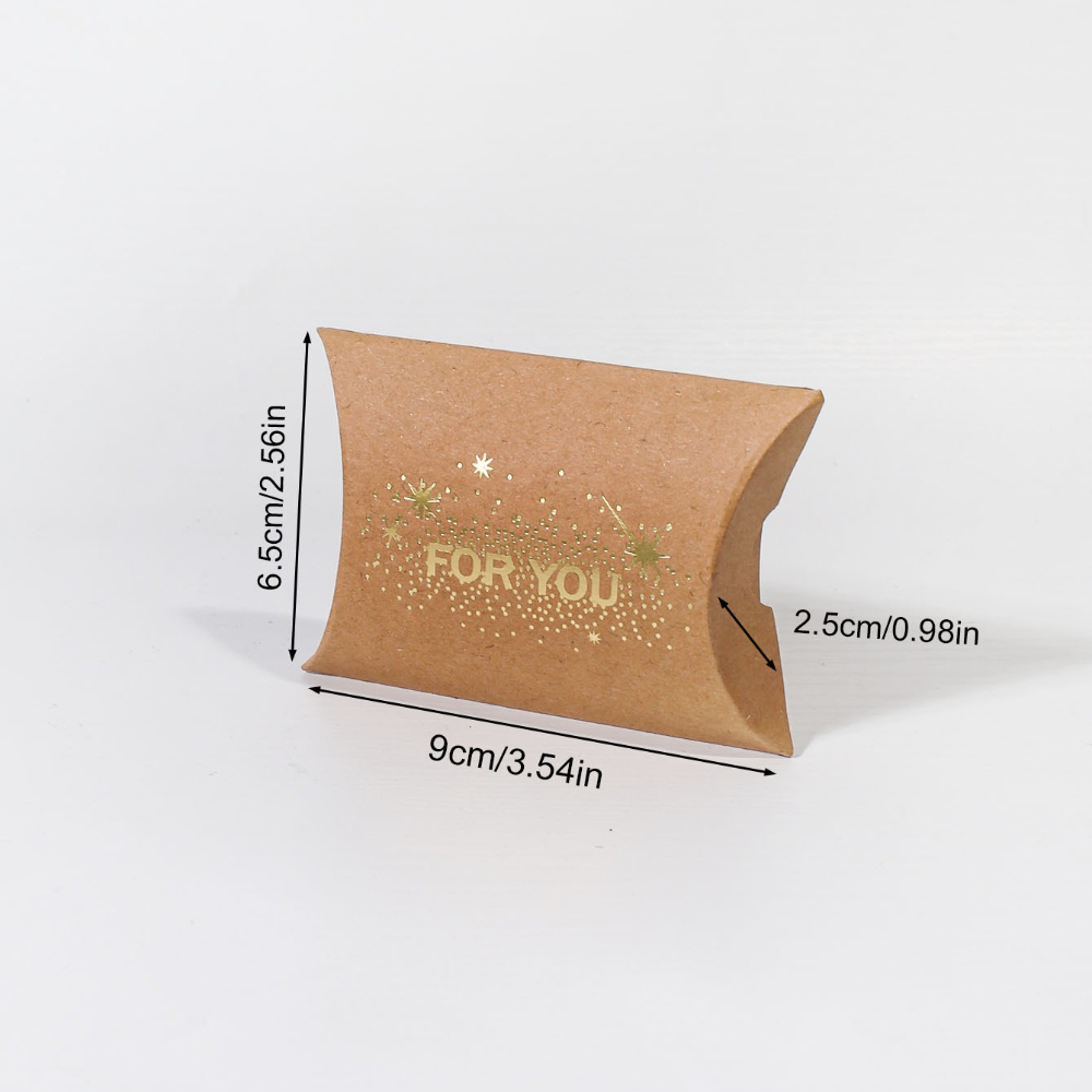 10pcs for You Pillow Gift Boxes with Golden Foil Star